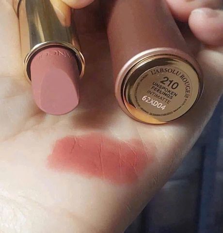 Son Lancôme Mini #210 - Dưỡng Môi Màu Nhẹ Nhàng Tự Nhiên - Sắc Đẹp Tăng Cường, Quà Tặng Hoàn Hảo cho Fan Hâm Mộ