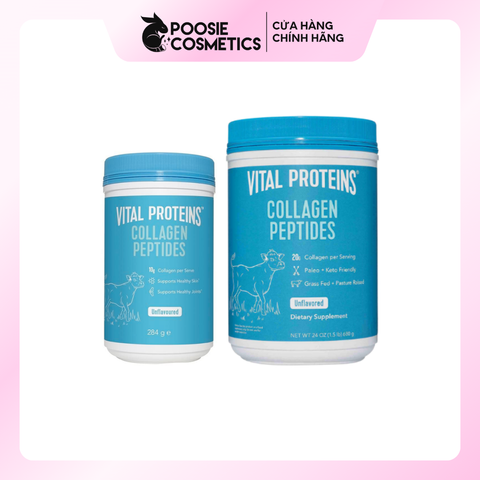 Bột Vital Proteins Collagen Peptides Hỗ Trợ Đẹp Da, Tóc, Móng, Khớp