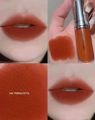 Son Kem MAC 66 Terracotta Cam Cháy (Bản Mới) - Màu Cam Cháy Dưỡng Môi Mềm Mịn, Son Trang Điểm Thời Trang, Quà Tặng Tuyệt Vời.
