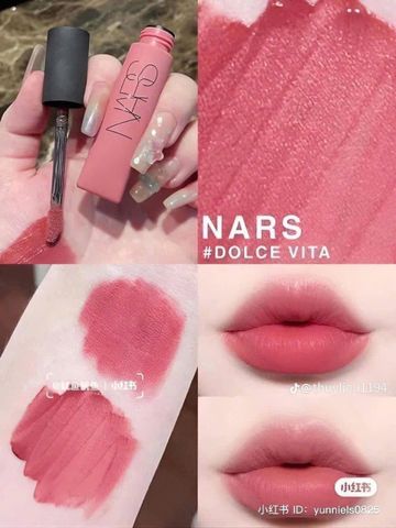 Son Kem NARS 888 Ladies Air Matte Lip Color Dolce Vita - Màu Tự Nhiên Dưỡng Môi Mềm Mại, Phong Cách Sang Trọng