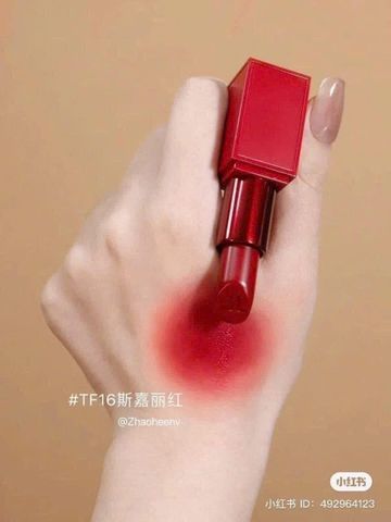 Son Tom Ford 16 Matte Scarlet Rouge Vỏ Đỏ – Son lì màu đỏ, dưỡng ẩm môi mềm, phong cách sang trọng, quà tặng lý tưởng cho nữ