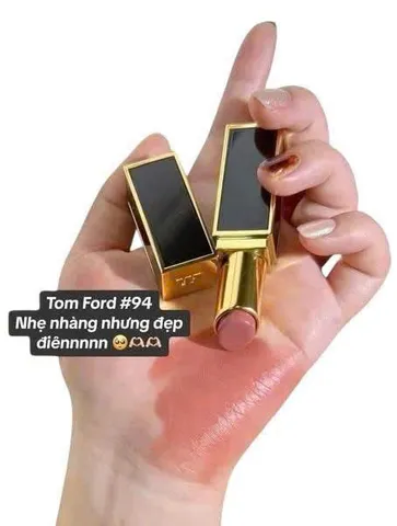 Son Tom Ford 94 Plus One - Màu Lì Tươi Sáng, Dưỡng Môi Mềm, Tôn Da, Phong Cách Sang Trọng, Quà Tặng Hoàn Hảo