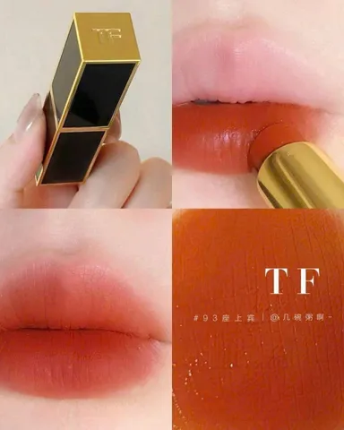Son Tom Ford 93 Lip Color Satin Matte Invite Only - Màu Sắc Chuẩn, Dưỡng Ẩm Môi Lý Tưởng cho Phái Đẹp