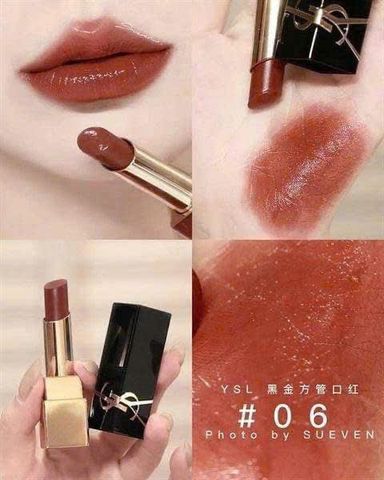 Son YSL Mini #06 Đỏ Mận - Son Môi Sang Trọng Từ Yves Saint Laurent 