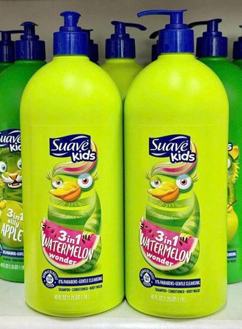 Dầu Gội Suave Kids 3in1 Silly Apple 532ml – Dưa Hấu – Sạch Nhẹ Dịu cho Trẻ Em