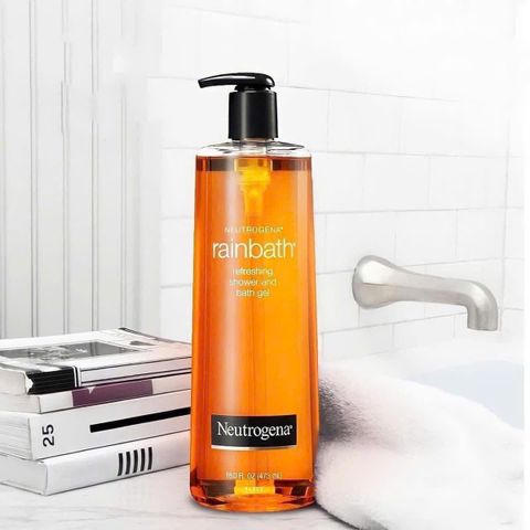 Sữa Tắm Neutrogena Rainbath 473ml - Gel Tắm Làm Sạch Sâu, Giảm Mụn Lưng, Tăng Cường Cảm Giác Tươi Mát