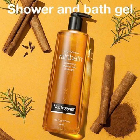 Sữa Tắm Neutrogena Rainbath 473ml - Gel Tắm Làm Sạch Sâu, Giảm Mụn Lưng, Tăng Cường Cảm Giác Tươi Mát
