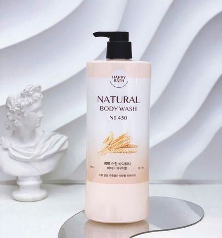 Sữa Tắm Happy Bath Tinh Chất Gạo 900ml – Dưỡng Ẩm Tự Nhiên Dịu Nhẹ, Sữa Tắm Cho Làn Da Mềm Mại