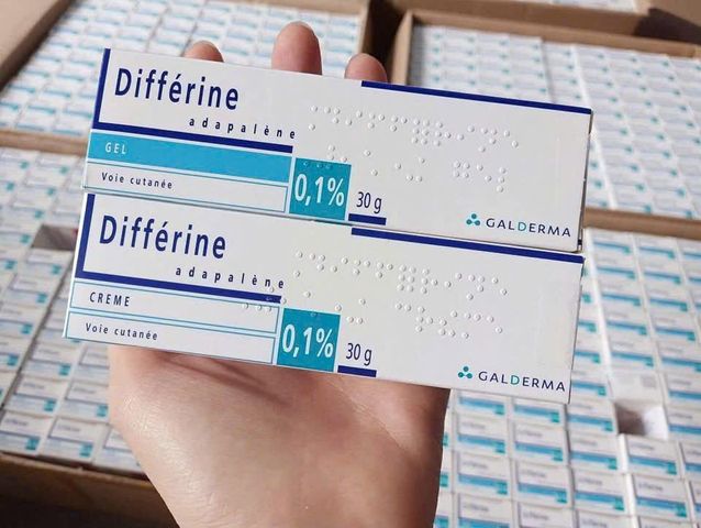Kem Giảm Mụn Diffe..0.1% 30g dạng kem –  mụn ẩn, giảm viêm đỏ
