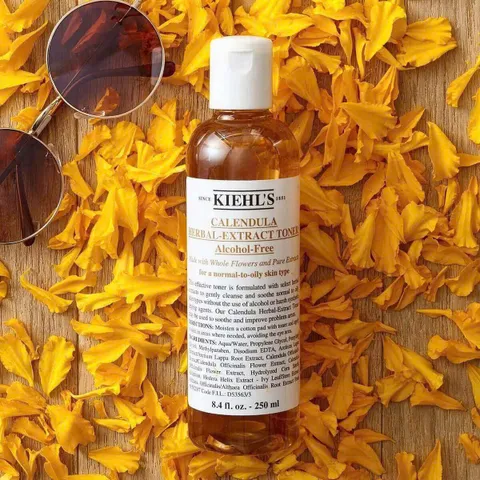 Toner Kiehl's Calendula Không Cồn 250ml – Làm Dịu Da Và Kiểm Soát Dầu Thừa, Sản Phẩm Chăm Sóc Da Mặt Tự Nhiên
