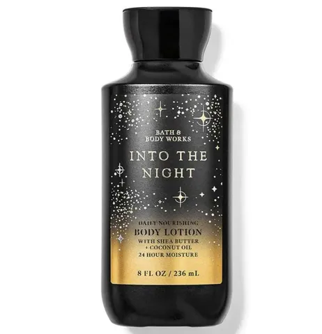 Sữa Dưỡng Thể Bath & Body Works Into The Night 236ml - Lưu Hương, Mềm Mịn, Chăm Sóc Da, Đen, Quà Tặng Tuyệt Vời