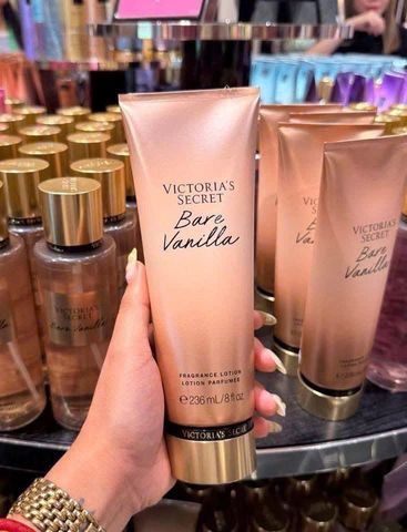 Dưỡng Thể Victoria’s Secret Bare Vanilla 236ml - Hương Ngọt Vanilla, Dưỡng Ẩm Mềm Da, Sản Phẩm Làm Đẹp Thích Hợp Cho Mọi Loại Da