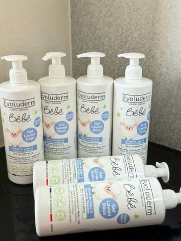 Sữa Tắm Em Bé Evoluderm Bébé 500ml - Dịu Nhẹ, Dưỡng Ẩm Cho Da Nhạy Cảm, Mỹ Phẩm Chăm Sóc Bé Toàn Diện