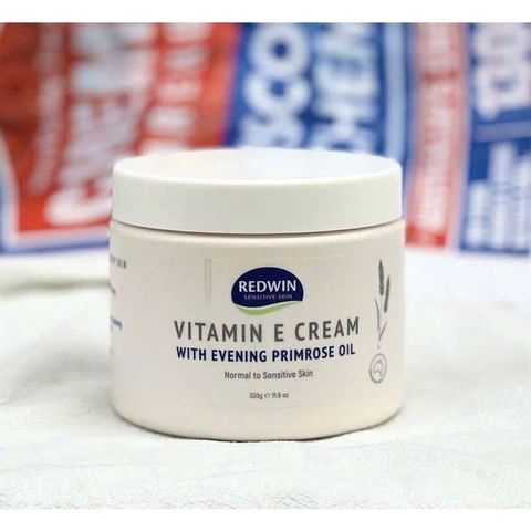 Hũ Kem Dưỡng Da Redwin Vitamin E 300ml - Kem Dưỡng Ẩm Da Mặt và Cơ Thể Chất Lượng  Phục Hồi Độ Ẩm, Chăm Sóc Da Mềm Mại