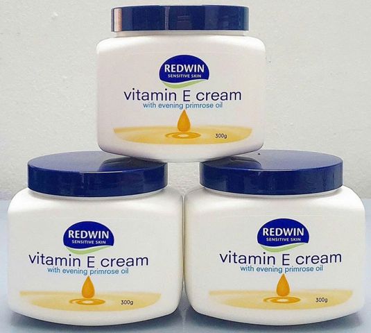 Hũ Kem Dưỡng Da Redwin Vitamin E 300ml - Kem Dưỡng Ẩm Da Mặt và Cơ Thể Chất Lượng  Phục Hồi Độ Ẩm, Chăm Sóc Da Mềm Mại