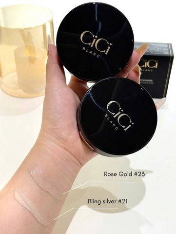 Phấn nước Cici Blanc Cushion SPF50/PA+++ 15g - Phấn trang điểm cao cấp Hàn Quốc lớp nền mỏng mịn tự nhiên che khuyết điểm tốt, bảo vệ da khỏi UV