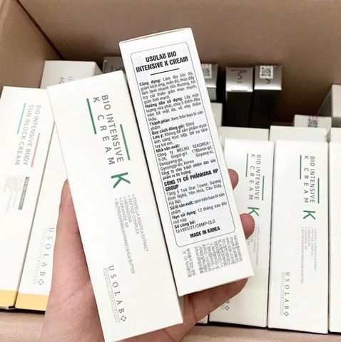 Kem dưỡng Vitamin K Cream Usolab 50ml làm dịu, phục hồi da nhạy cảm và căng bóng da