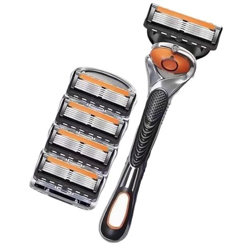 Combo 8 đầu cạo râu 5 lưỡi và 1 Thân của Đức , khi cạo không gây đau rát da , lưỡi cực kì sắc bén và ôm sát chân khi cạo