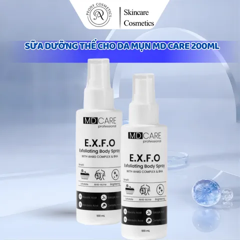 Xịt Tẩy Tế Bào Body MD Care 100ml - Sản phẩm chăm sóc body tự nhiên, làm sạch và tái tạo giảm mụn body