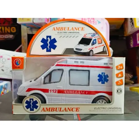 🚑 Xe Cứu Thương Đồ Chơi Có Đèn Và Nhạc – Mô Hình Ambulance 488
