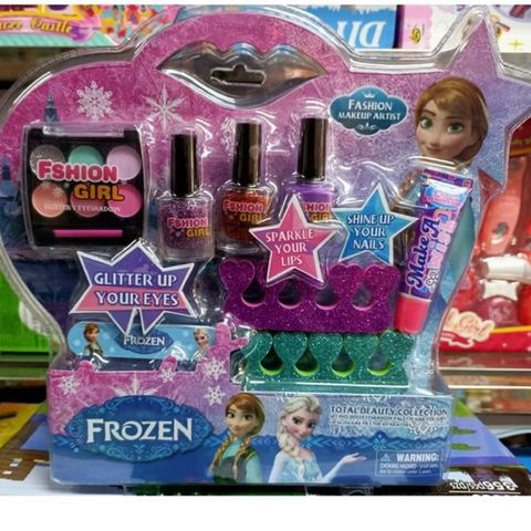 Bộ Đồ Chơi Trang Điểm Công Chúa Băng Giá Frozen – Set Sơn Móng, Phấn Mắt, Son Môi 1688-121 Chọn Màu Ngẫu Nhiên