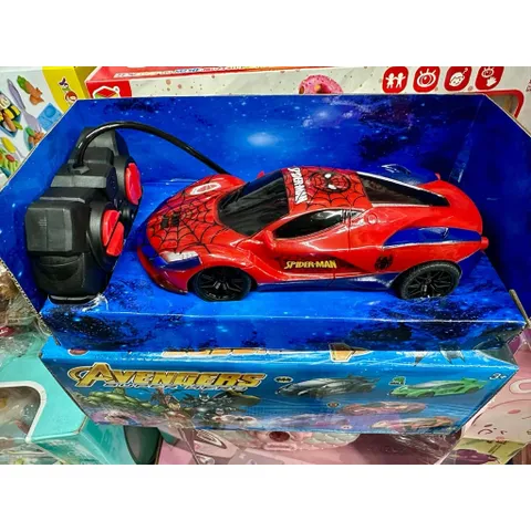 Xe điều khiển từ xa siêu anh hùng 1:24 có đèn – Xe đua điều khiển cho bé – 2 mẫu xe 048 409