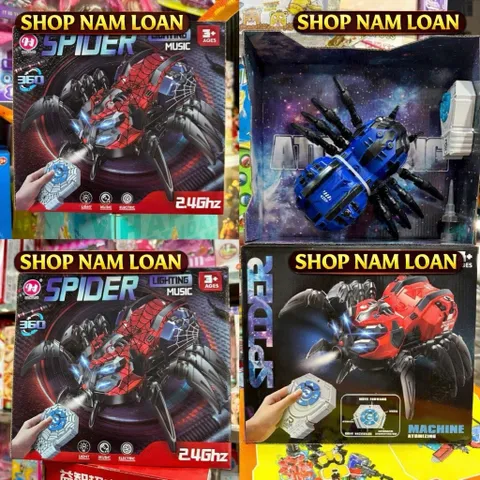 🕷️ Nhện Điều Khiển Từ Xa 2.4Ghz Phun Sương Có Đèn Nhạc 360🕷️ 918 Chọn Màu Ngẫu Nhiên