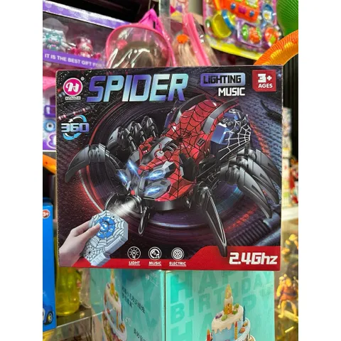 🕷️ Nhện Điều Khiển Từ Xa 2.4Ghz Phun Sương Có Đèn Nhạc 360🕷️ 918 Chọn Màu Ngẫu Nhiên