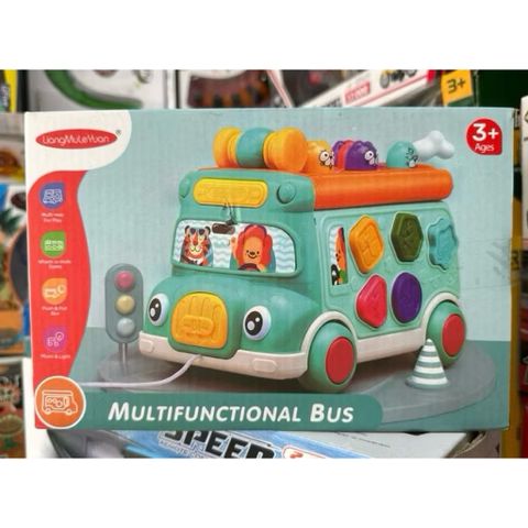 🚌 Xe Bus Đập Chuột Có Nhạc Đèn Cho Bé 3+ – Đồ Chơi Gõ Búa Phát Triển Kỹ Năng 0922