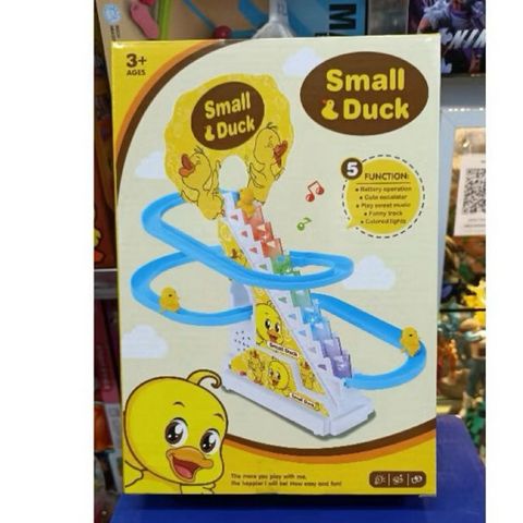 Đồ Chơi Thang Leo Vịt Con Small Duck – Đường Trượt Vịt Leo Thang Có Nhạc Và Đèn Cho Bé 668-10
