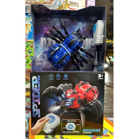 🕷️ Nhện Điều Khiển Từ Xa 2.4Ghz Phun Sương Có Đèn Nhạc 360🕷️ 918 Chọn Màu Ngẫu Nhiên