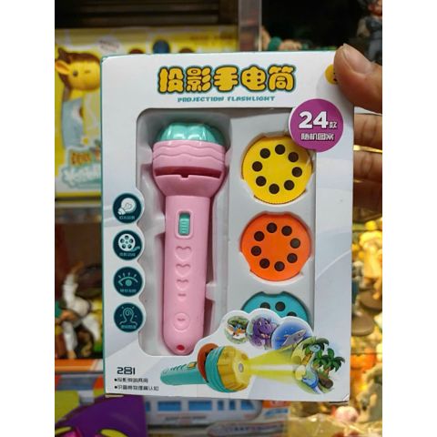 Đèn Pin Chiếu Hình Mini Projector Cho Bé – Đồ Chơi Kể Chuyện 8811 Giao Màu Ngẫu Nhiên