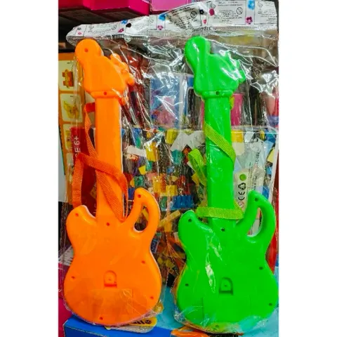 🎸 Đàn Guitar Đồ Chơi Cho Bé Có Nhạc – Guitar Mini Kèm Dây Đeo Chọn Màu Ngẫu Nhiên (Đàn guitar voi mini)