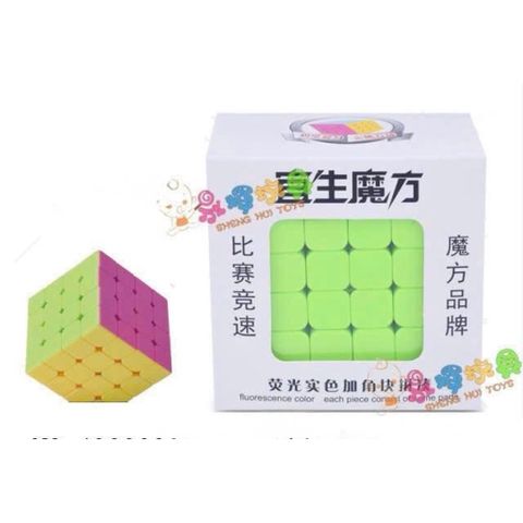 Rubik 4x4 Dạ Quang Màu Neon – Khối Lập Phương Xoay Mượt – Đồ Chơi Trí Tuệ