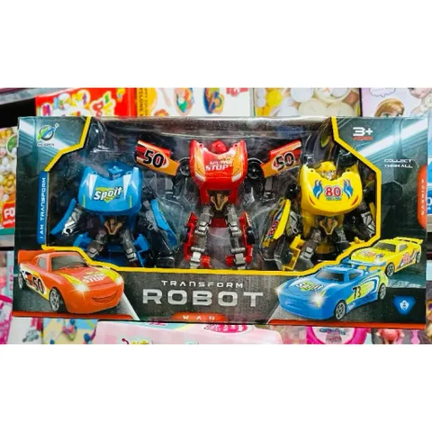 Robot Biến Hình Xe Đua 2 Trong 1 – Đồ Chơi Biến Đổi Thành Ô Tô Cho Bé 339-36
