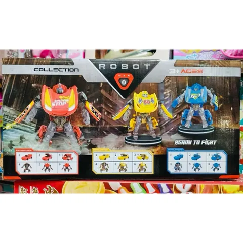 Robot Biến Hình Xe Đua 2 Trong 1 – Đồ Chơi Biến Đổi Thành Ô Tô Cho Bé 339-36