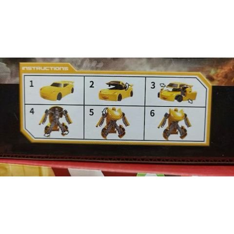 Robot Biến Hình Xe Đua 2 Trong 1 – Đồ Chơi Biến Đổi Thành Ô Tô Cho Bé 339-36
