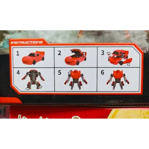 Robot Biến Hình Xe Đua 2 Trong 1 – Đồ Chơi Biến Đổi Thành Ô Tô Cho Bé 339-36