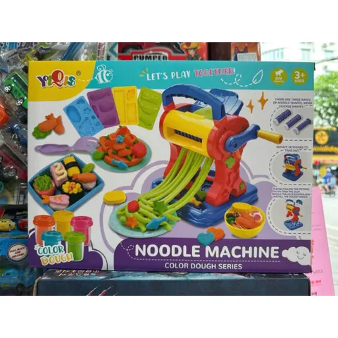 Bộ Đất Nặn Máy Làm Mì Noodle Machine Cho Bé – Set Color Dough Kèm Khuôn Tạo Hình, Đồ Chơi Sáng Tạo DIY 8855