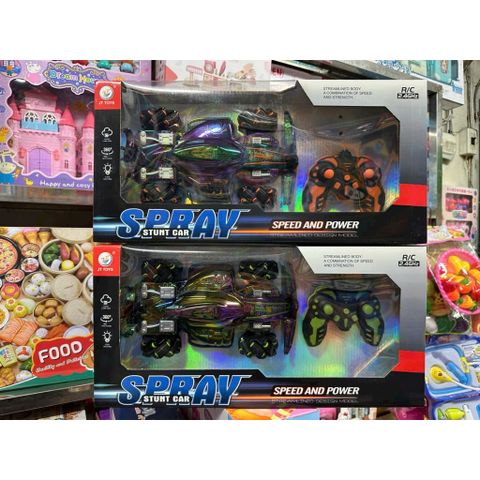 Xe Điều Khiển Phun Sương SPRAY Stunt Car 2.4GHz – Lộn 360° – Có Đèn LED – Drift 4 Bánh Cao Cấp JT691 Giao ngẫu nhiên
