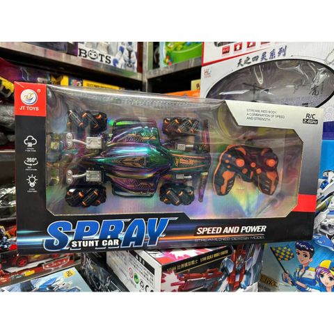 Xe Điều Khiển Phun Sương SPRAY Stunt Car 2.4GHz – Lộn 360° – Có Đèn LED – Drift 4 Bánh Cao Cấp JT691 Giao ngẫu nhiên