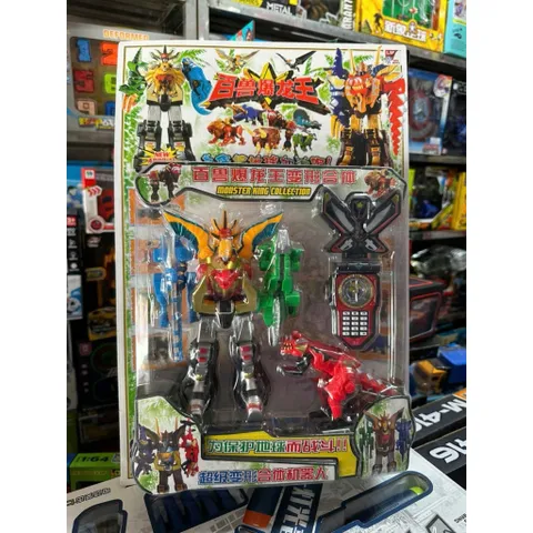 Robot Biến Hình Khủng Long Monster King Collection – Đồ Chơi Lắp Ghép Hợp Thể Siêu Anh Hùng 30861