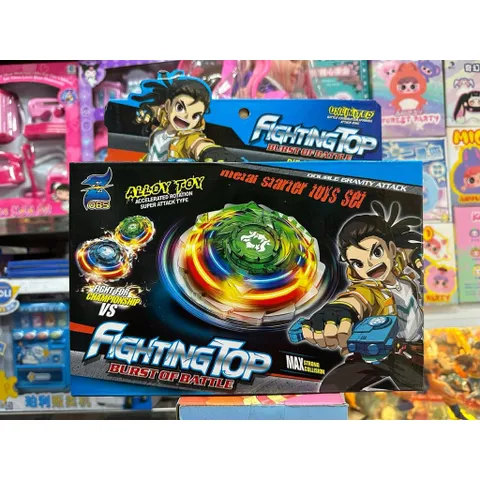 Đồ Chơi Con Quay Chiến Đấu Kim Loại – Fighting Top Burst – Kèm Tay Cầm Phóng (477) (455) Chọn Màu Ngẫu Nhiên