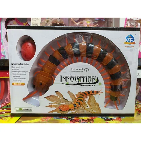 Đồ Chơi Rết Điều Khiển IR Sạc USB – Scolopendra Bò Uốn Lượn 9901