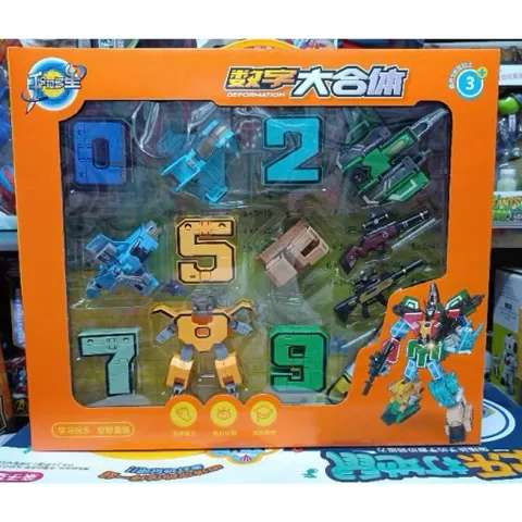 🔢 Bộ Số Biến Hình Robot Đồ Chơi Lắp Ghép Chuyển Đổi Thành Siêu Robot – Đồ Chơi Giáo Dục 188-180 giao ngẫu nhiên