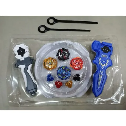 Bộ Đồ Chơi Con Quay Gyro Warrior Rotate 4 Con Kèm Sân Đấu Và 2 Tay Cầm Phóng 329-45