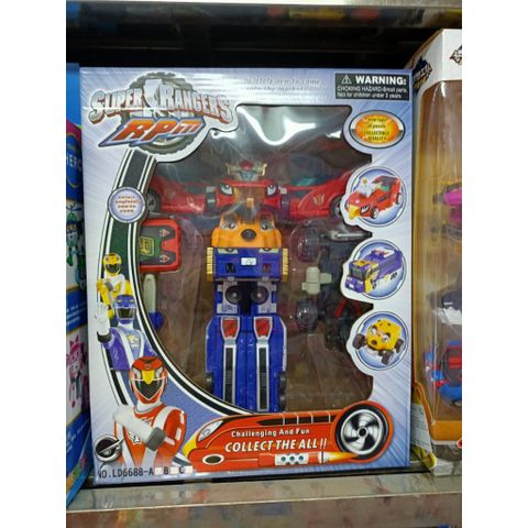 Robot Siêu Nhân Super Rangers RPM Hợp Thể 3 Xe LD6688-A
