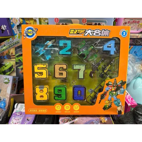 🔢 Bộ Số Biến Hình Robot Đồ Chơi Lắp Ghép Chuyển Đổi Thành Siêu Robot – Đồ Chơi Giáo Dục 188-180 giao ngẫu nhiên