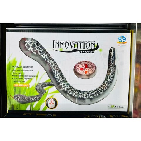 🐍 Đồ Chơi Rắn Điều Khiển IR Sạc USB – Rắn Bò Thông Minh Mắt LED 9909