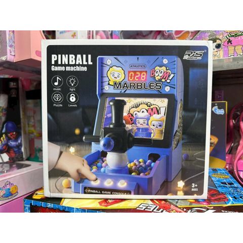 Máy Bắn Bi Pinball Marbles Có Màn Hình Điện Tử – Game Bắn Bóng Mini Để Bàn Có Nhạc Đèn Cho Bé (801)